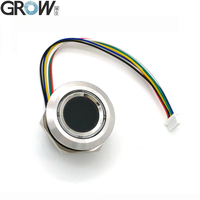 GROW R503 nowy okrągły dwukolorowy pierścień wskaźnik LED sterowanie DC3.3V MX1.0-6pin pojemnościowy moduł linii papilarnych skaner czujnika 1